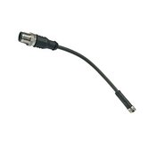 M8 socket straight M12 plug adapter