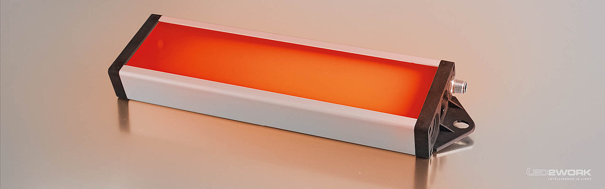 Illustration of the LED workstation luminaire | LED system luminaire | LED signal luminaire UNILED SL RGB-W from LED2WORK