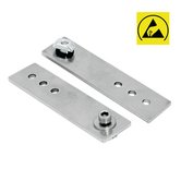 PROFILED / SYSTEMLED Montagesatz für T-Nut Träger, flach, mit ESD Isolation (1 Paar)