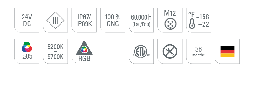 Machine light with signal function | Signal light