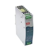 Top-hat rail PSU, 72 W, fixed voltage 24V DC
