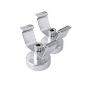LEANLED / SIGNALED Leuchtenhalter Federklemme mit Magnet (1 Paar)