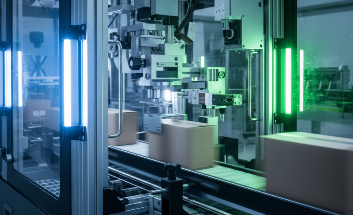 Application images of machine lights with signal function