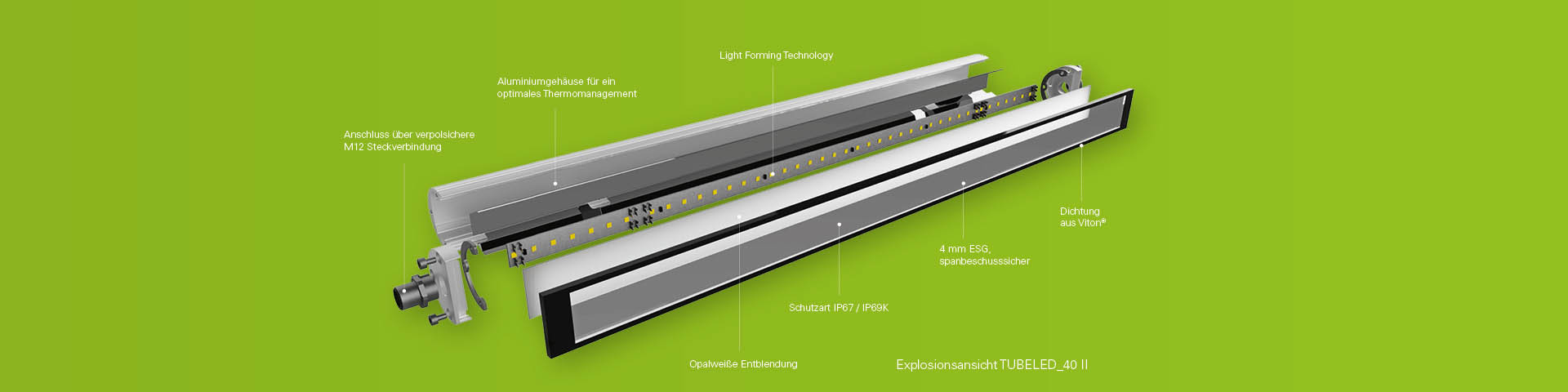 LED machine lights | LED Machine luminaires